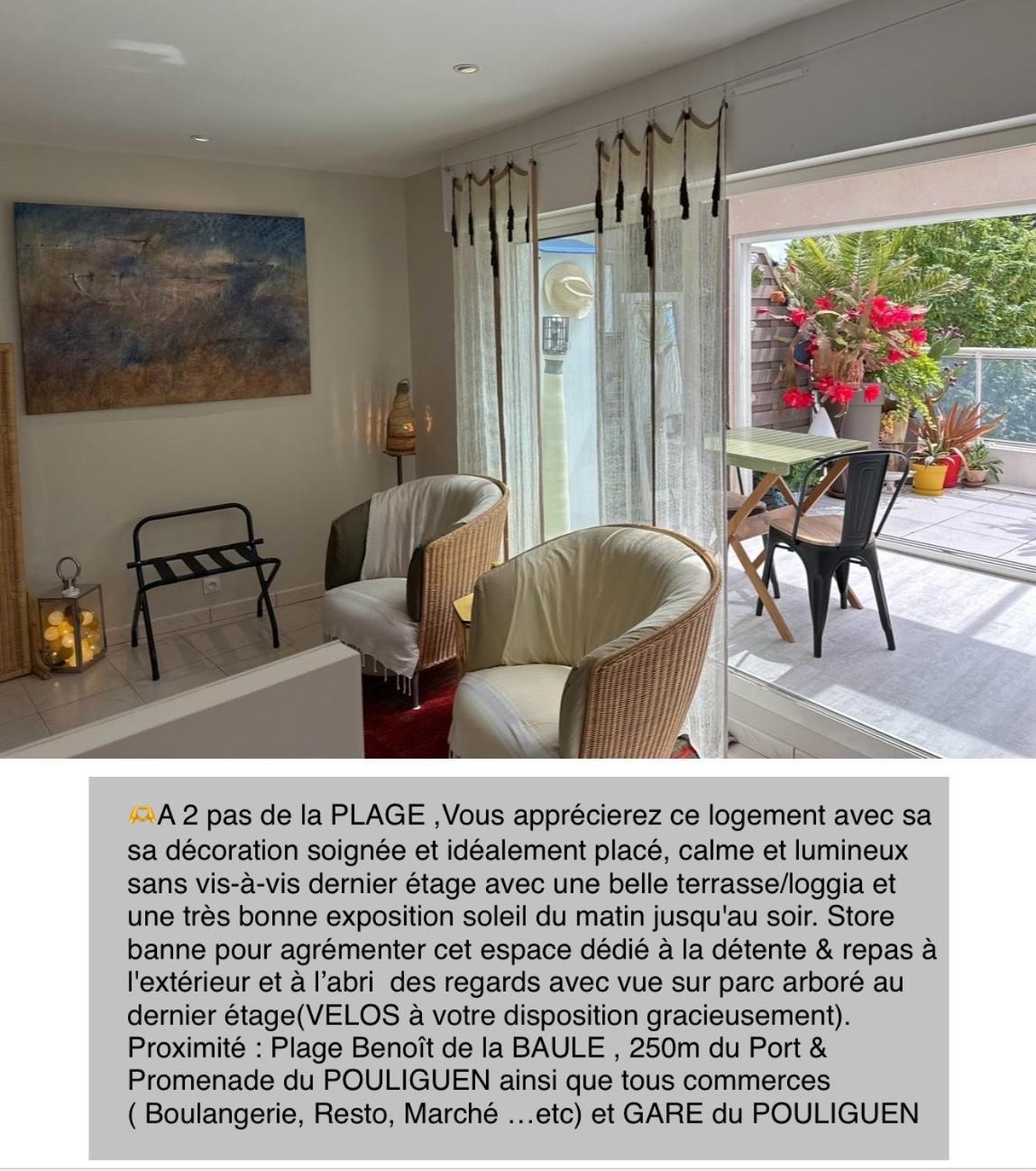 Appt Lumineux & Calme , Idealement Bien Situe , Velo A Disposition La Baule Exteriér fotografie